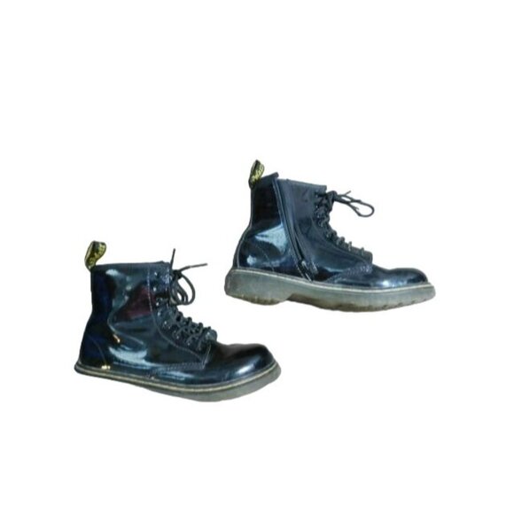 Dr. Marten's Size 3 Girls Patent Leather Ankle Boots - Picture 5 of 5